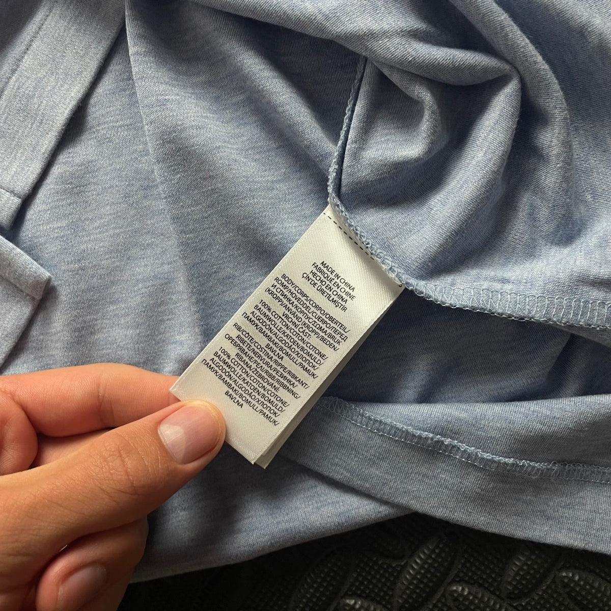 Ralph Lauren Light Blue Polo Shirt | Men’s Custom Slim Fit L / 3622