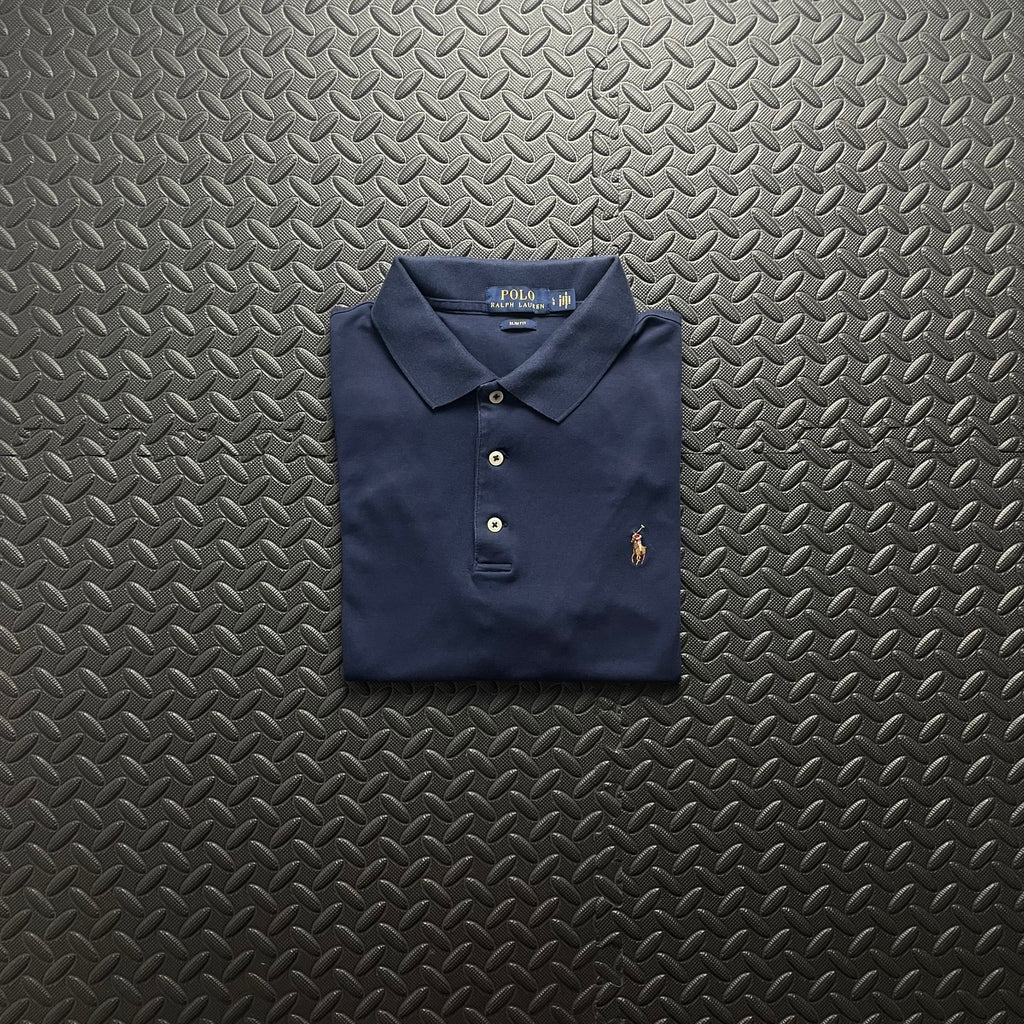 Ralph Lauren Navy Polo Shirt | Men’s Slim Fit L / 3421