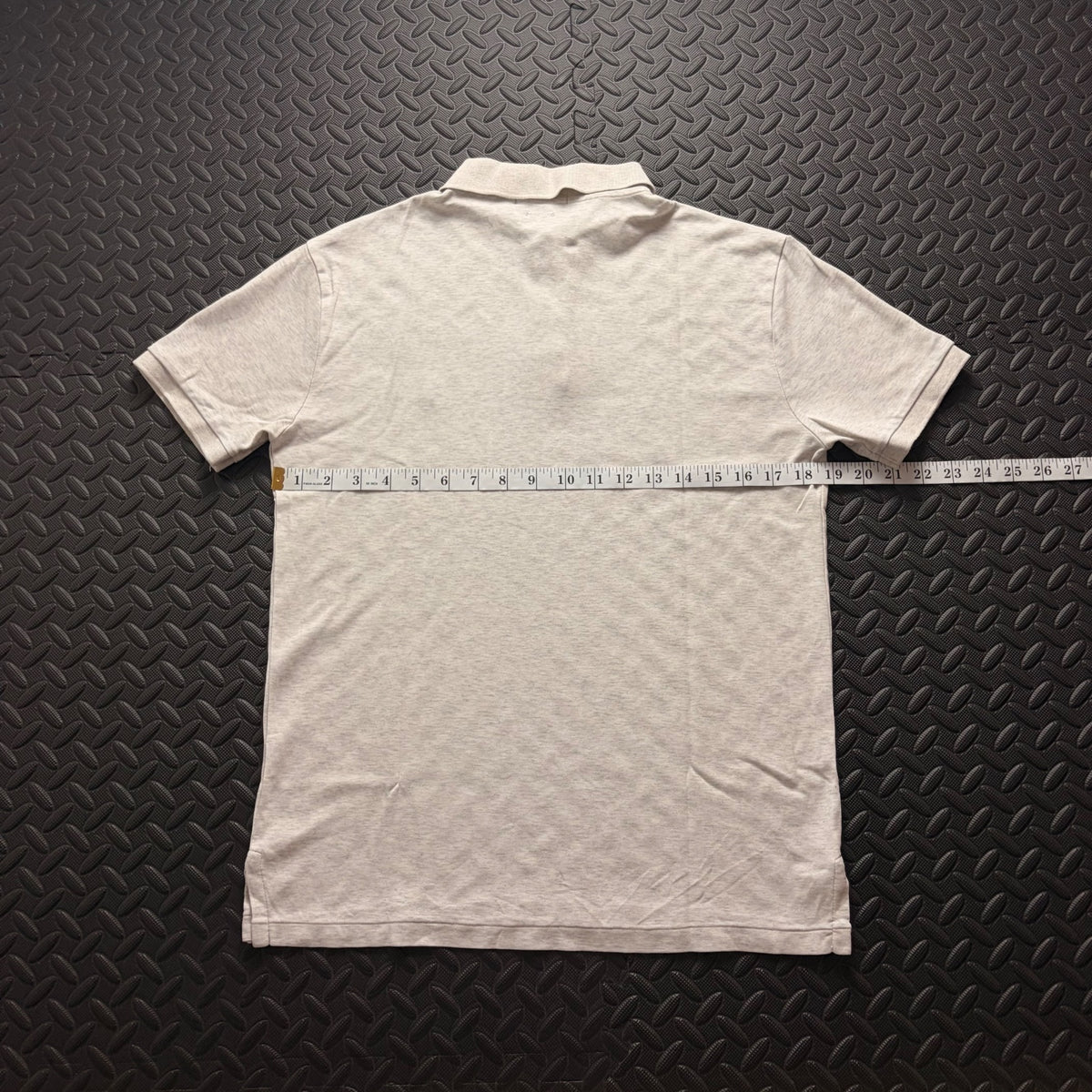 Ralph Lauren Cream Polo Shirt | Men’s Slim Fit M / 3837
