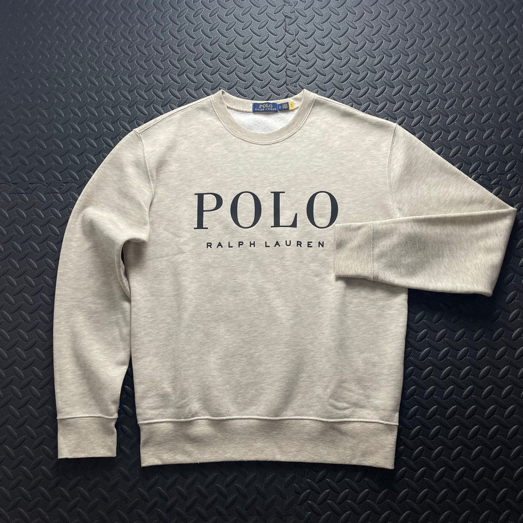 Ralph Lauren Cream Crewneck Jumper | Men’s Classic Fit S / 3768