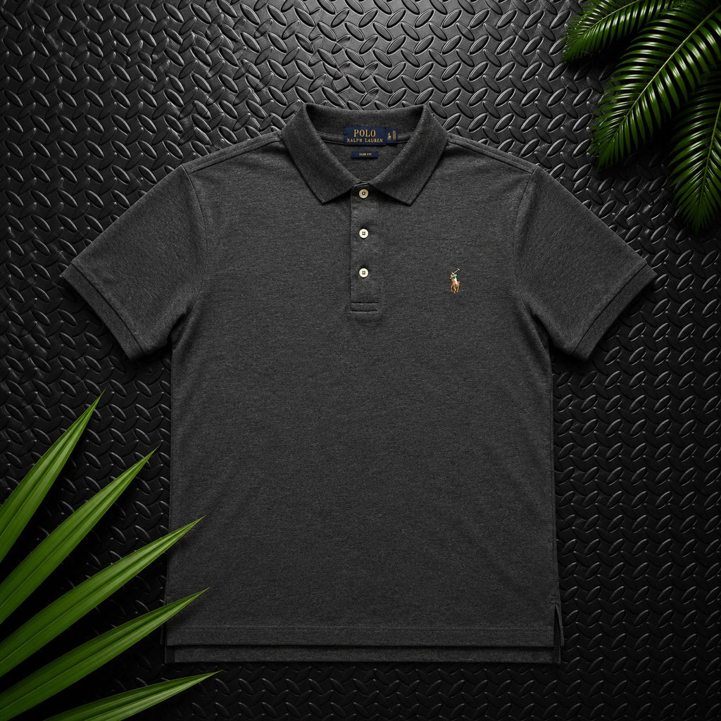 Ralph Lauren Grey Polo Shirt | Men’s Classic Fit L / 3431