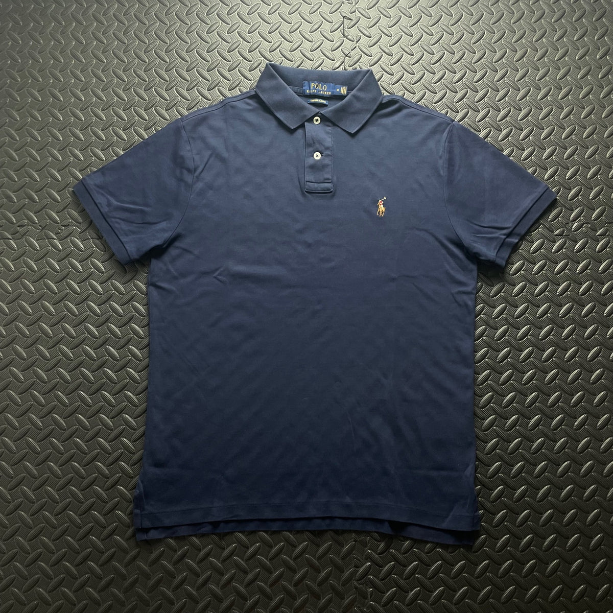 Ralph Lauren Navy Polo Shirt | Men’s Custom Slim Fit M / 3423