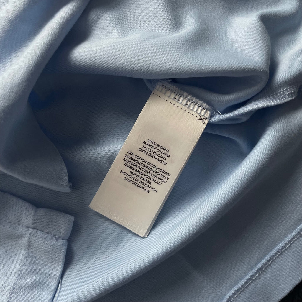 Ralph Lauren Light Blue Polo Shirt | Men’s Slim Fit M / 3400