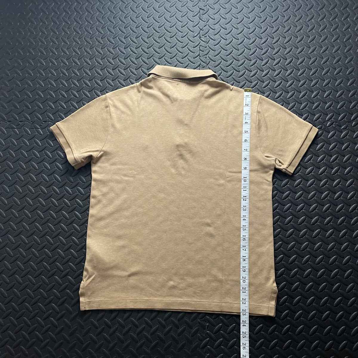 Ralph Lauren Beige Polo Shirt | Men’s Slim Fit M / 3800
