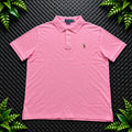 Ralph Lauren Pink Polo Shirt | Men’s Slim Fit L / 3715