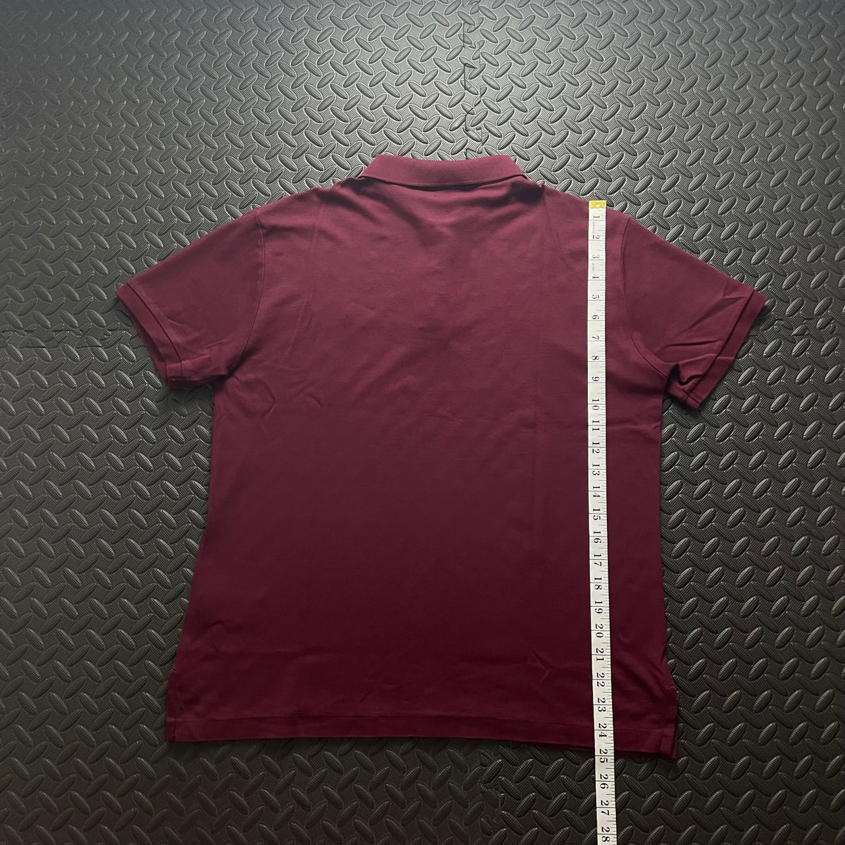 Ralph Lauren Burgundy Polo Shirt | Men’s Slim Fit L / 3474