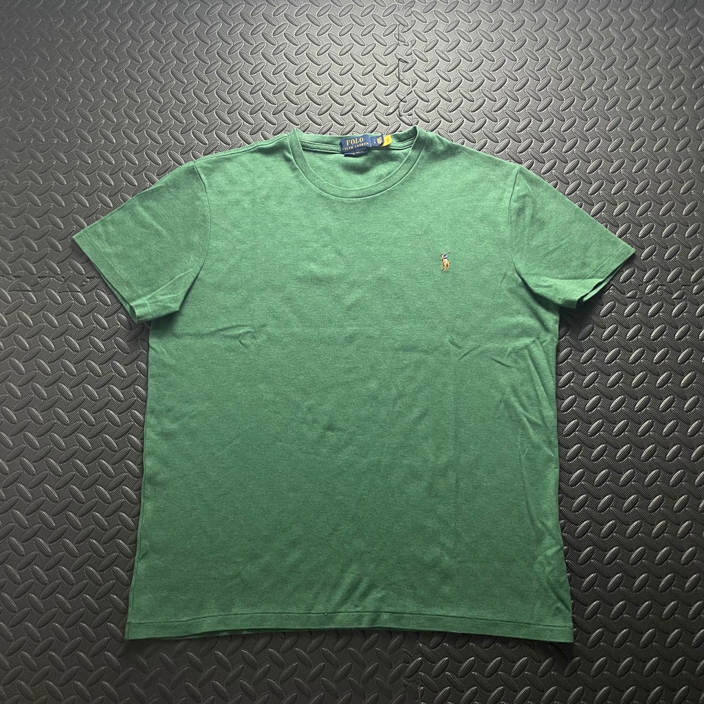Ralph Lauren Dark Green Tshirt | Men’s Custom Slim Fit L / 3410
