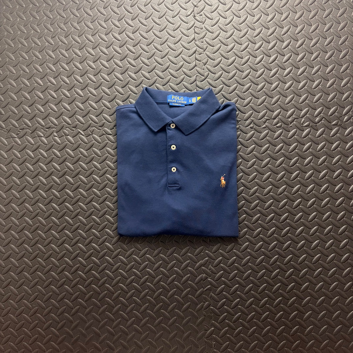 Ralph Lauren Navy Polo Shirt | Men’s Classic Fit L / 3848