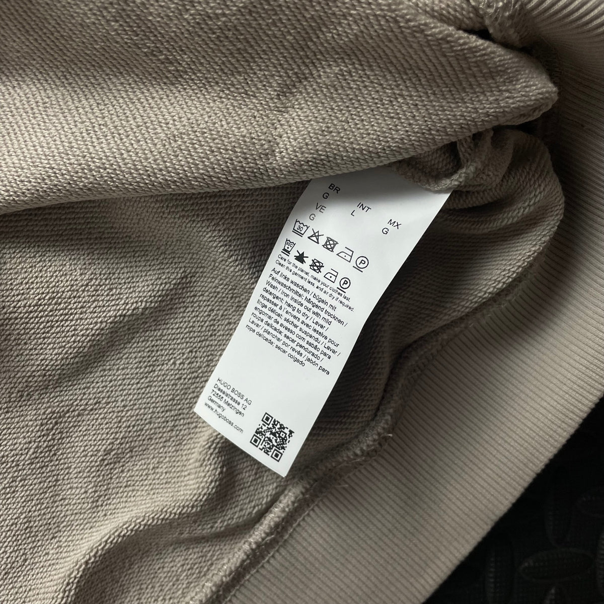 Hugo Boss Grey Crewneck Sweatshirt | Men’s L / 3689