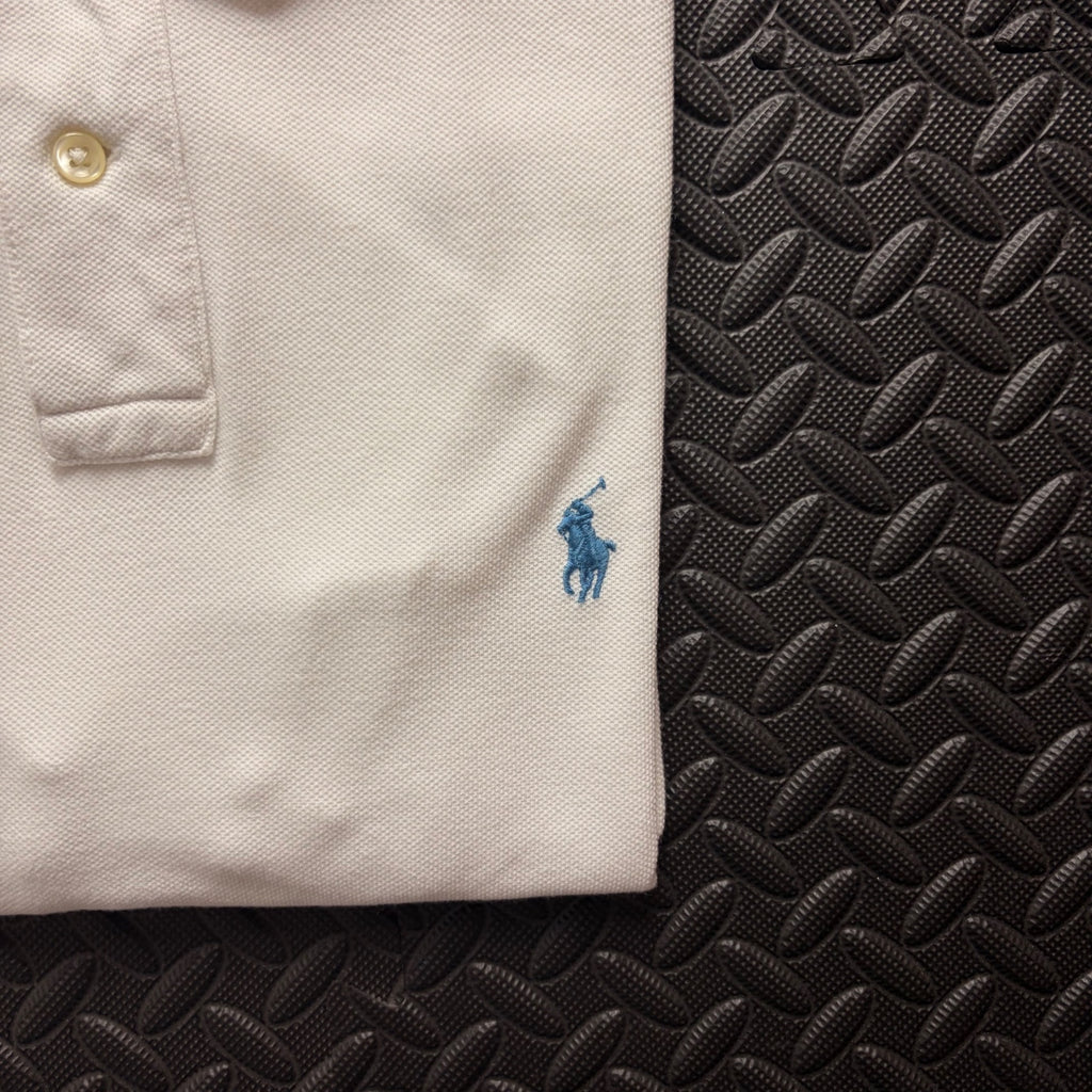 Ralph Lauren White Polo Shirt | Men’s Slim Fit M / 3839