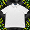 Ralph Lauren White Polo Shirt | Men’s Custom Slim Fit XXL / 3819