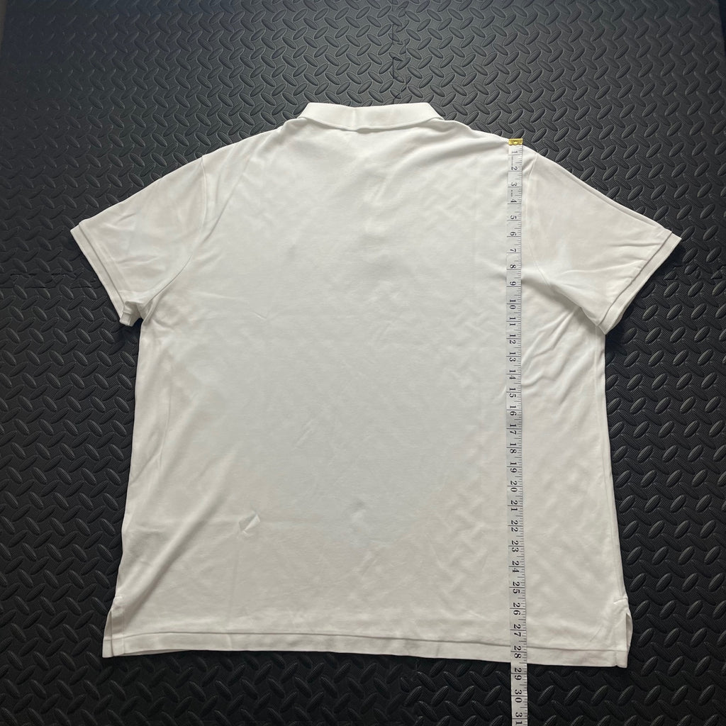 Ralph Lauren White Polo Shirt | Men’s Custom Slim Fit XXL / 3657