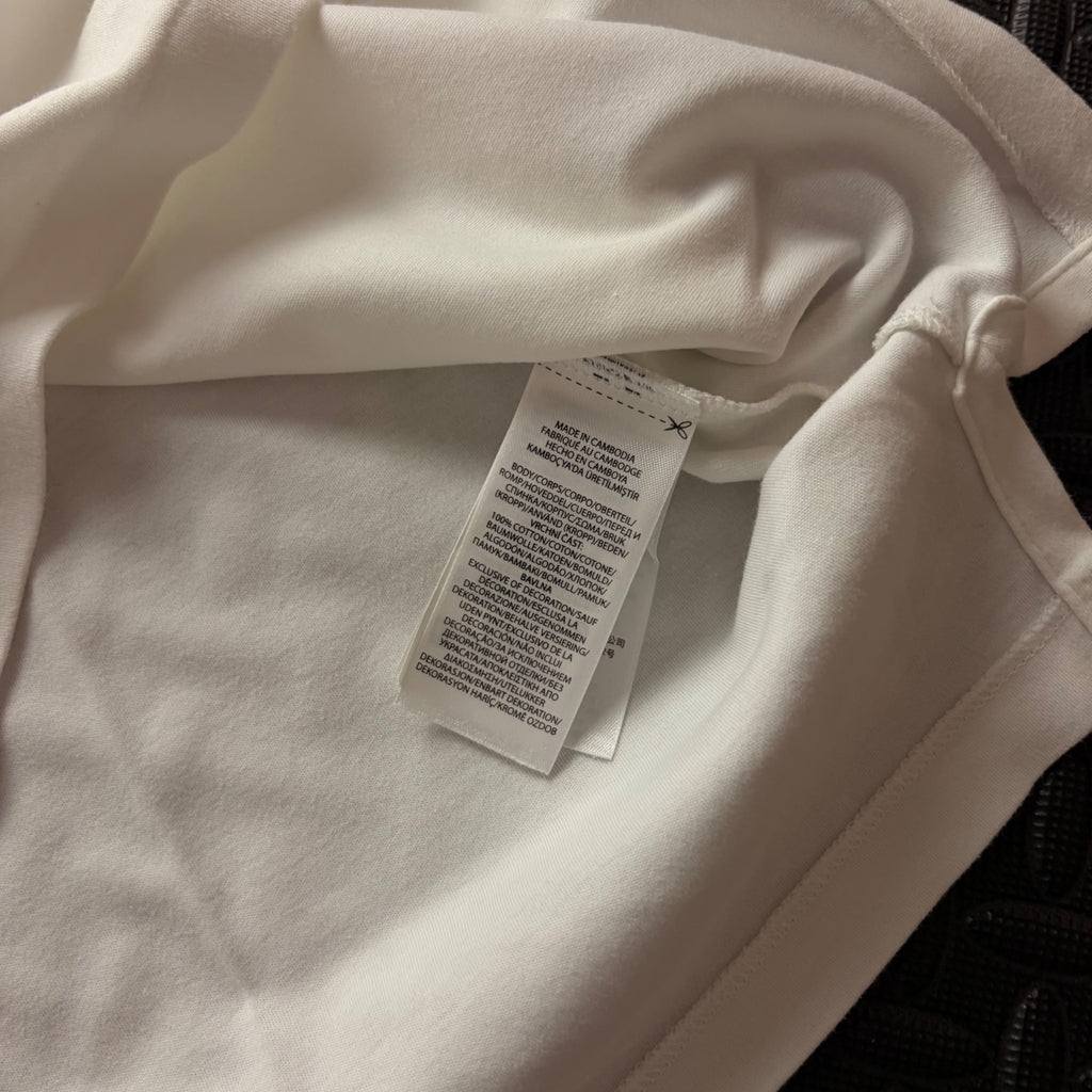 Ralph Lauren White Polo Shirt | Men’s Custom Slim Fit L / 3847
