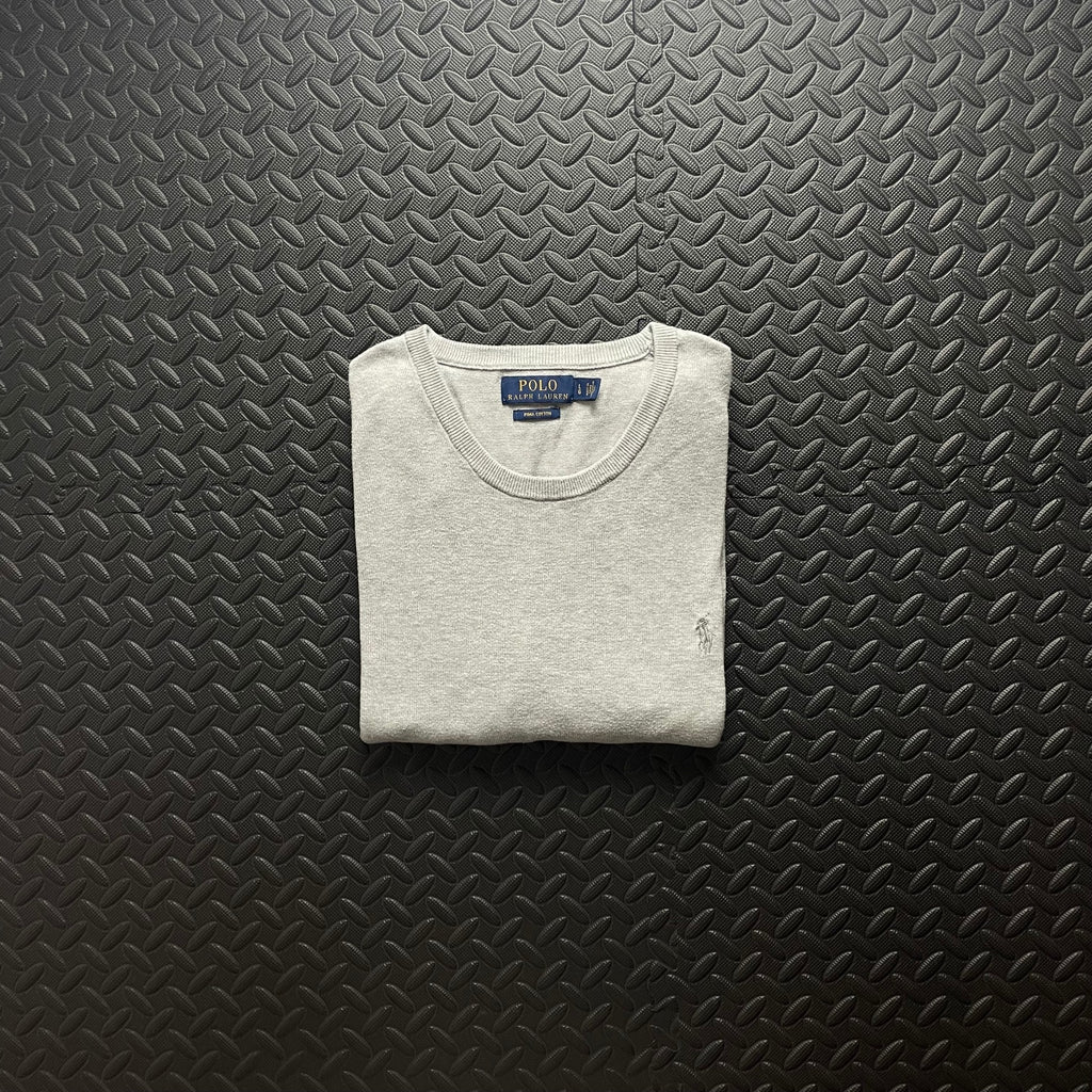 Ralph Lauren Grey Crewneck Jumper | Men’s Classic Fit L / 3685