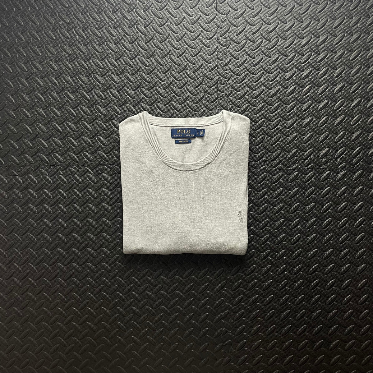 Ralph Lauren Grey Crewneck Jumper | Men’s Classic Fit L / 3685