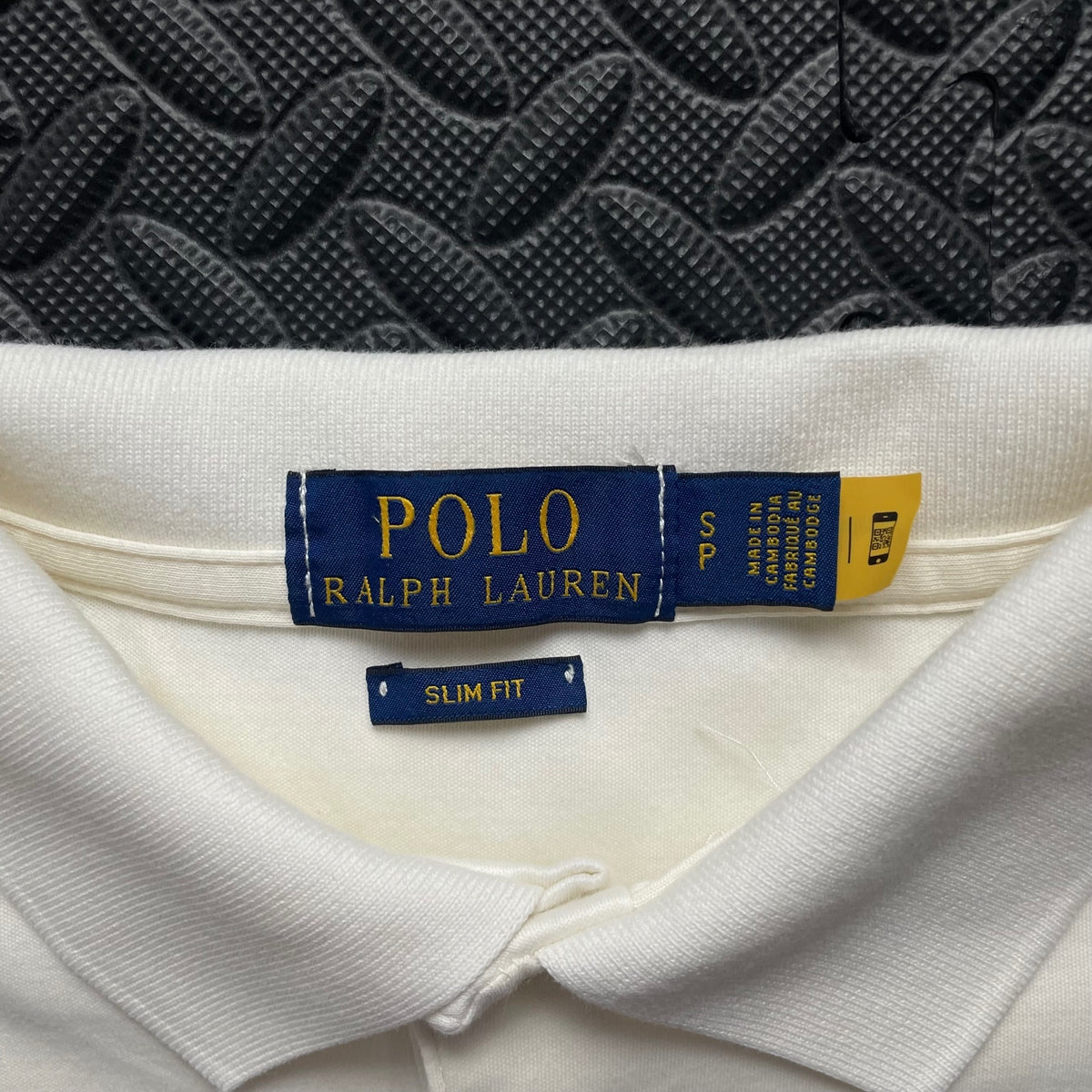 Ralph Lauren Cream White Polo Shirt | Men’s Slim Fit S / 3757
