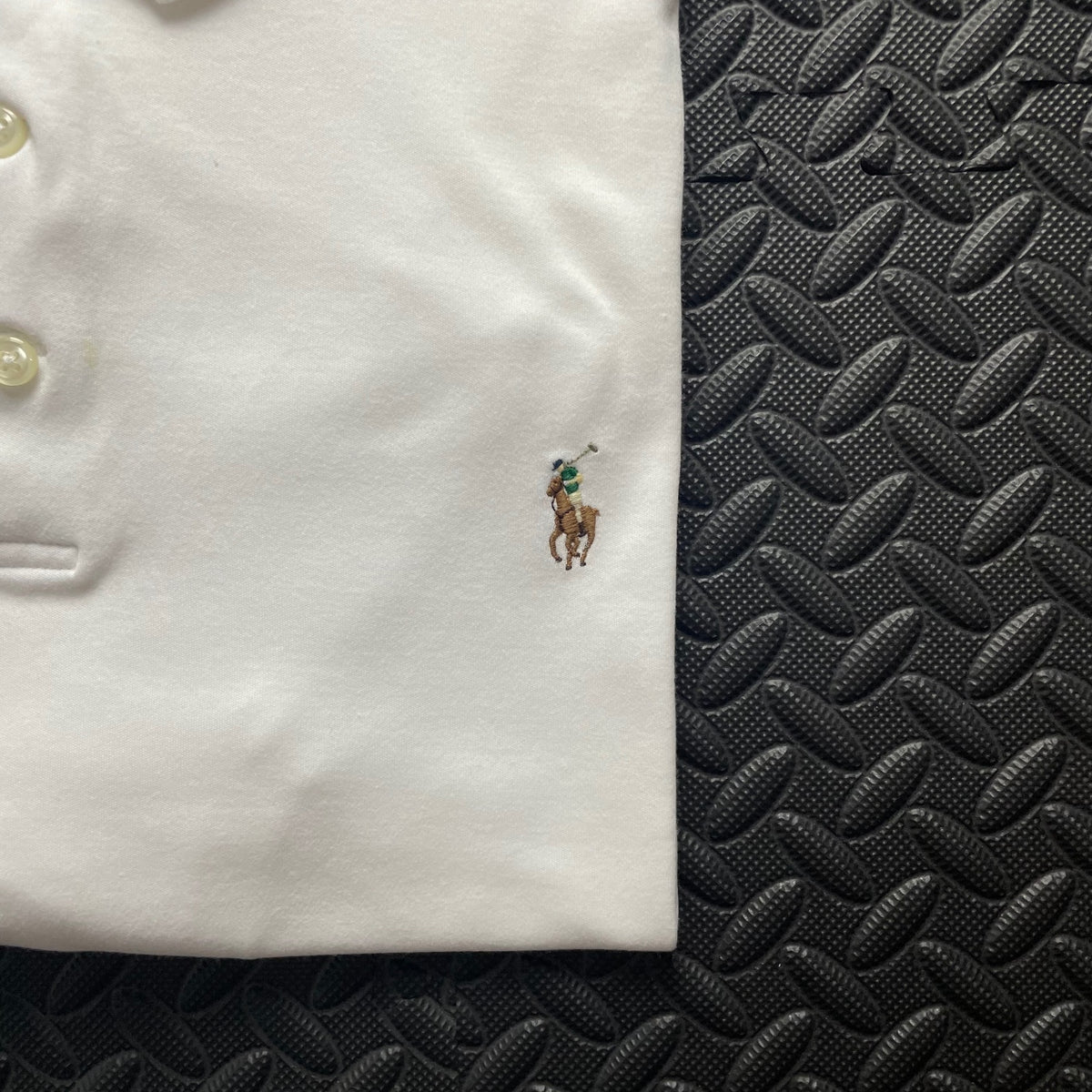 Ralph Lauren White Polo Shirt | Men’s Custom Slim Fit XXL / 3657