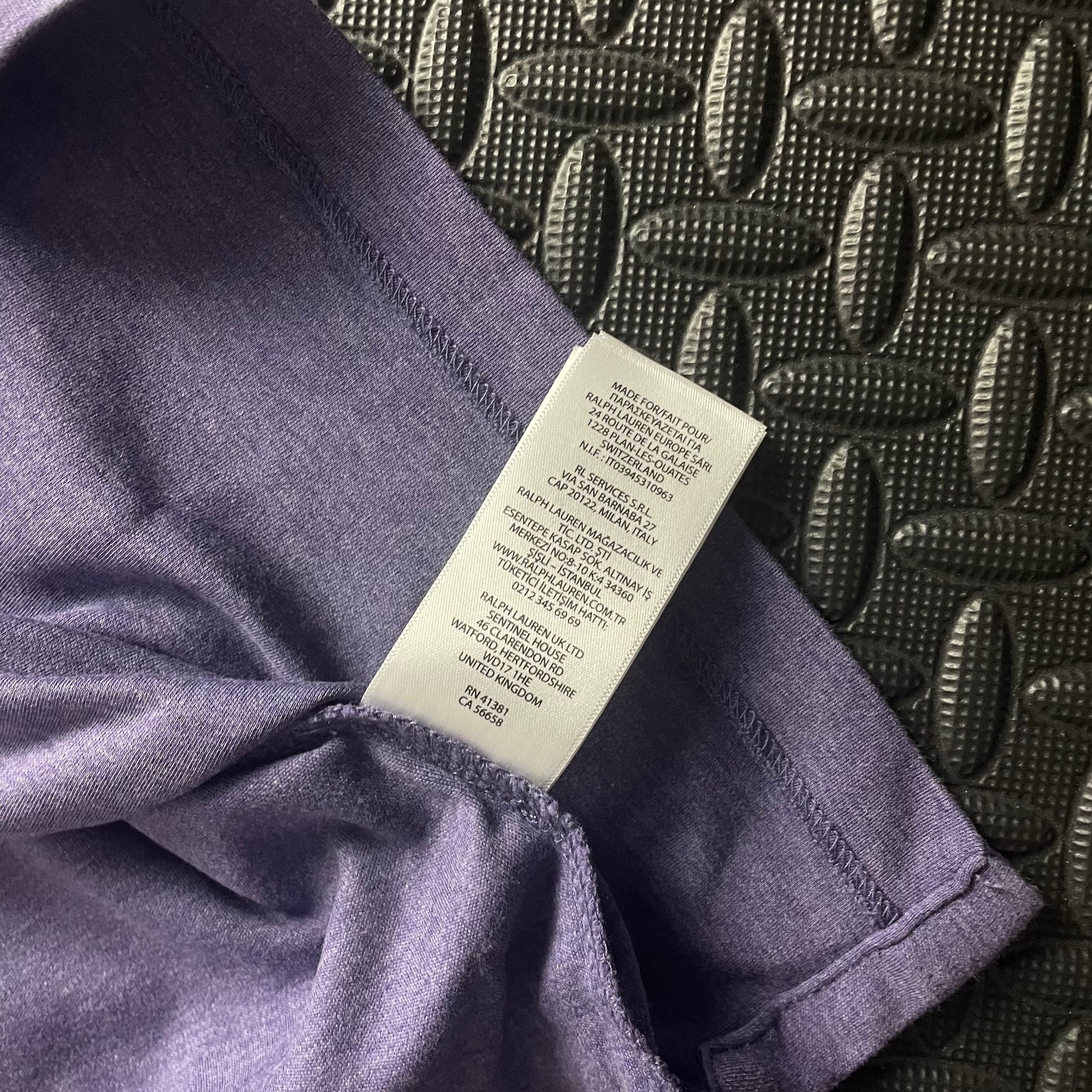 Ralph Lauren Purple Polo Shirt | Men’s Classic Fit M / 3395