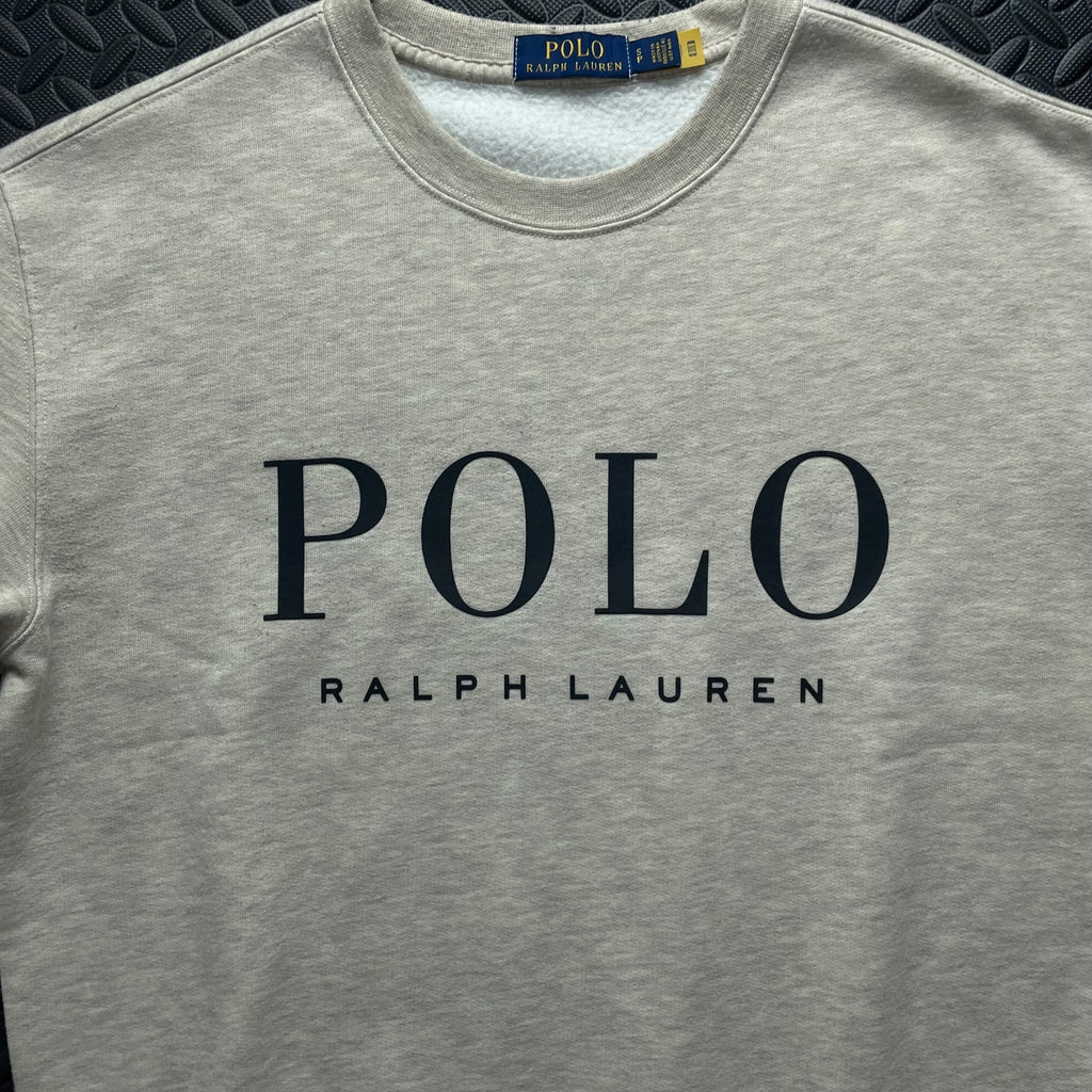 Ralph Lauren Cream Crewneck Jumper | Men’s Classic Fit S / 3768