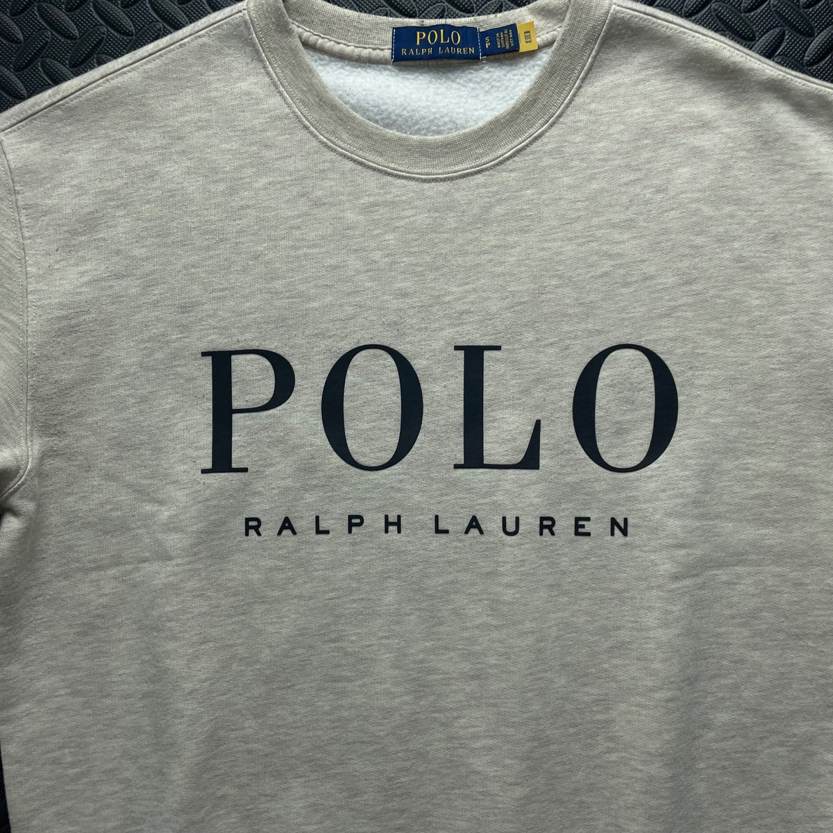 Ralph Lauren Cream Crewneck Jumper | Men’s Classic Fit S / 3768