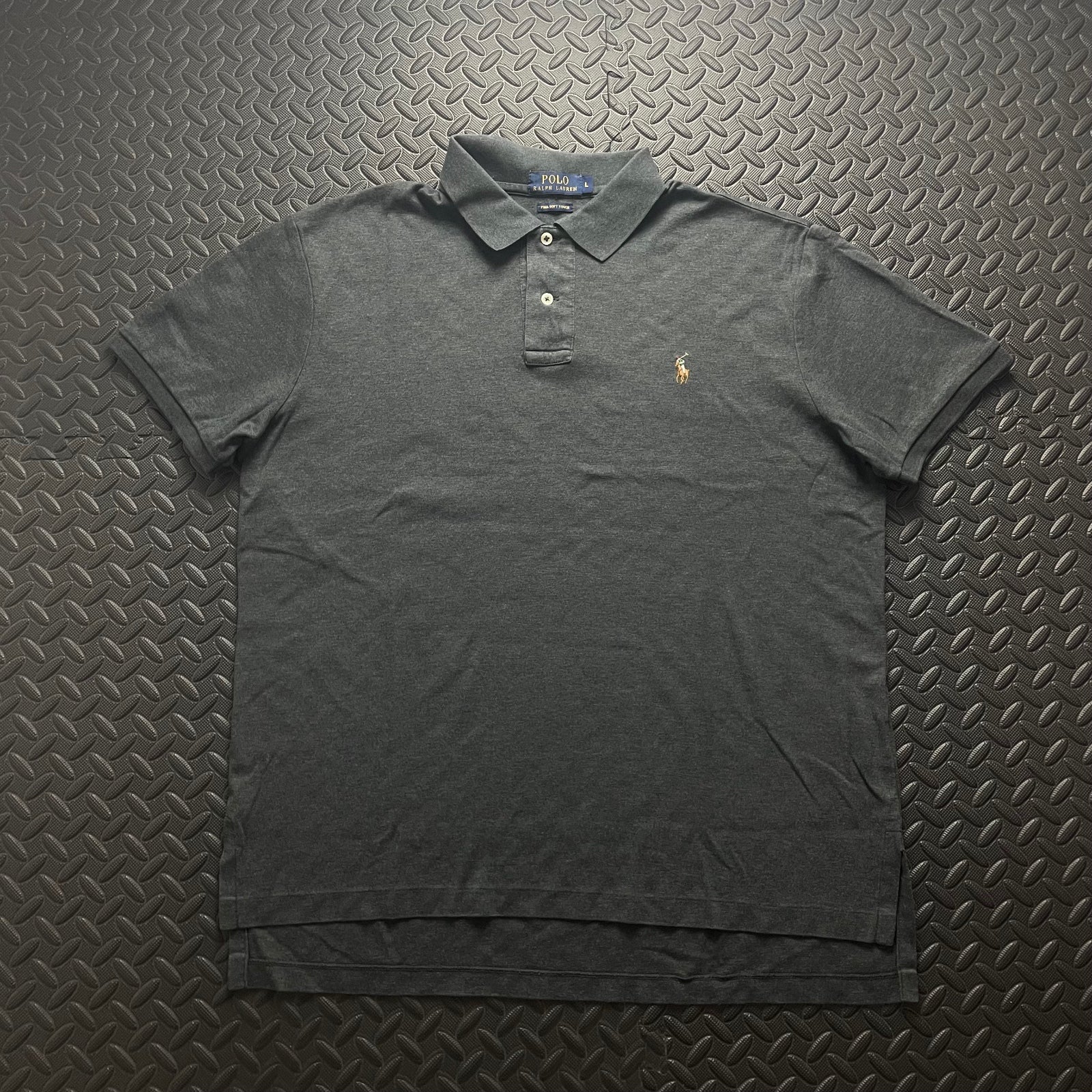 Ralph Lauren Grey Polo Shirt | Men’s Classic Fit L / 3431