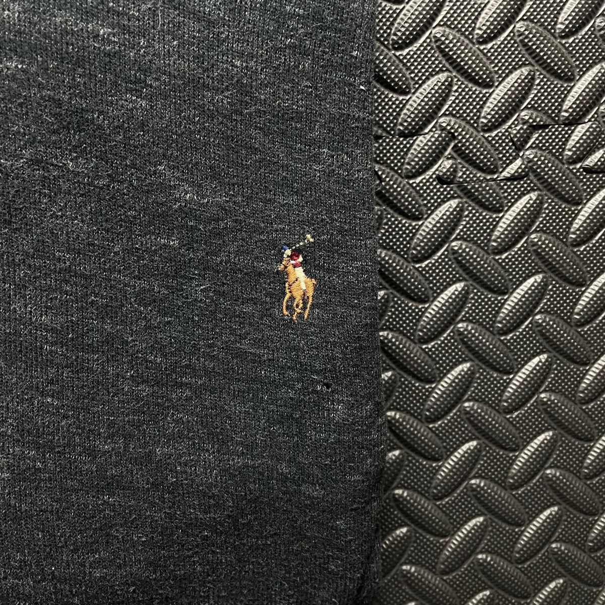 Ralph Lauren Charcoal Grey 1/4 Zip Jumper | Men’s Classic Fit XL / 3789