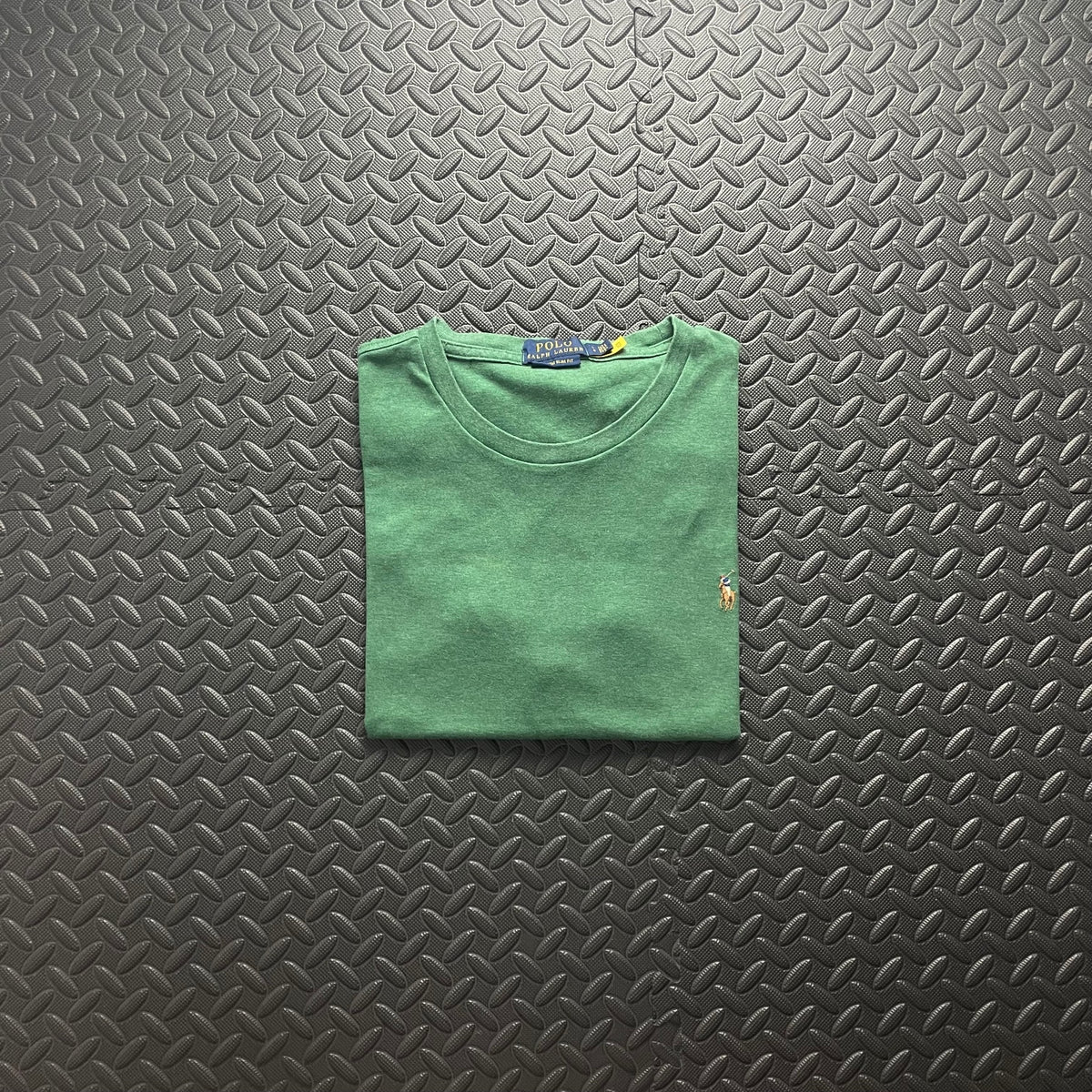 Ralph Lauren Dark Green Tshirt | Men’s Custom Slim Fit L / 3410