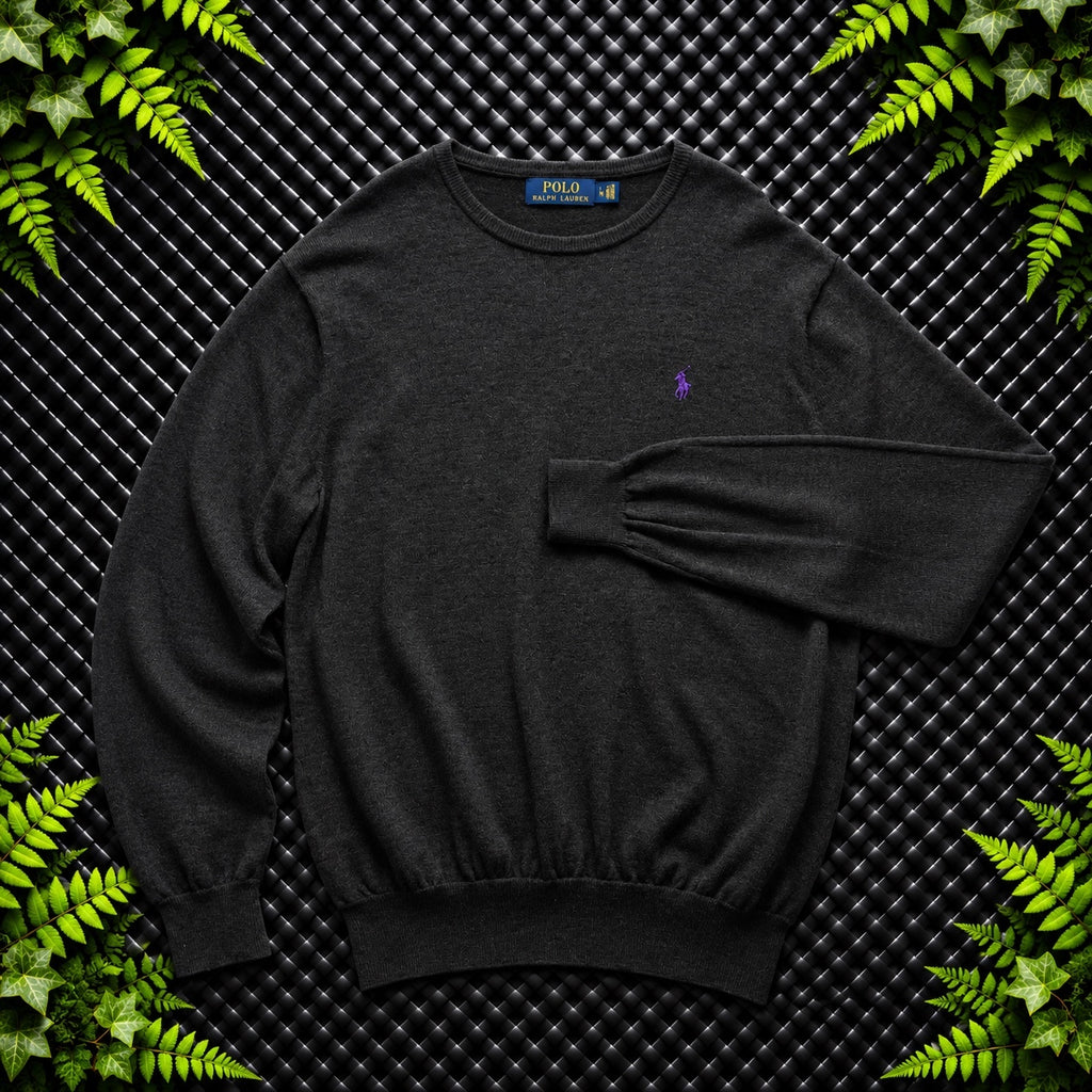 Ralph Lauren Grey Crewneck Jumper | Men’s Classic Fit L / 3777