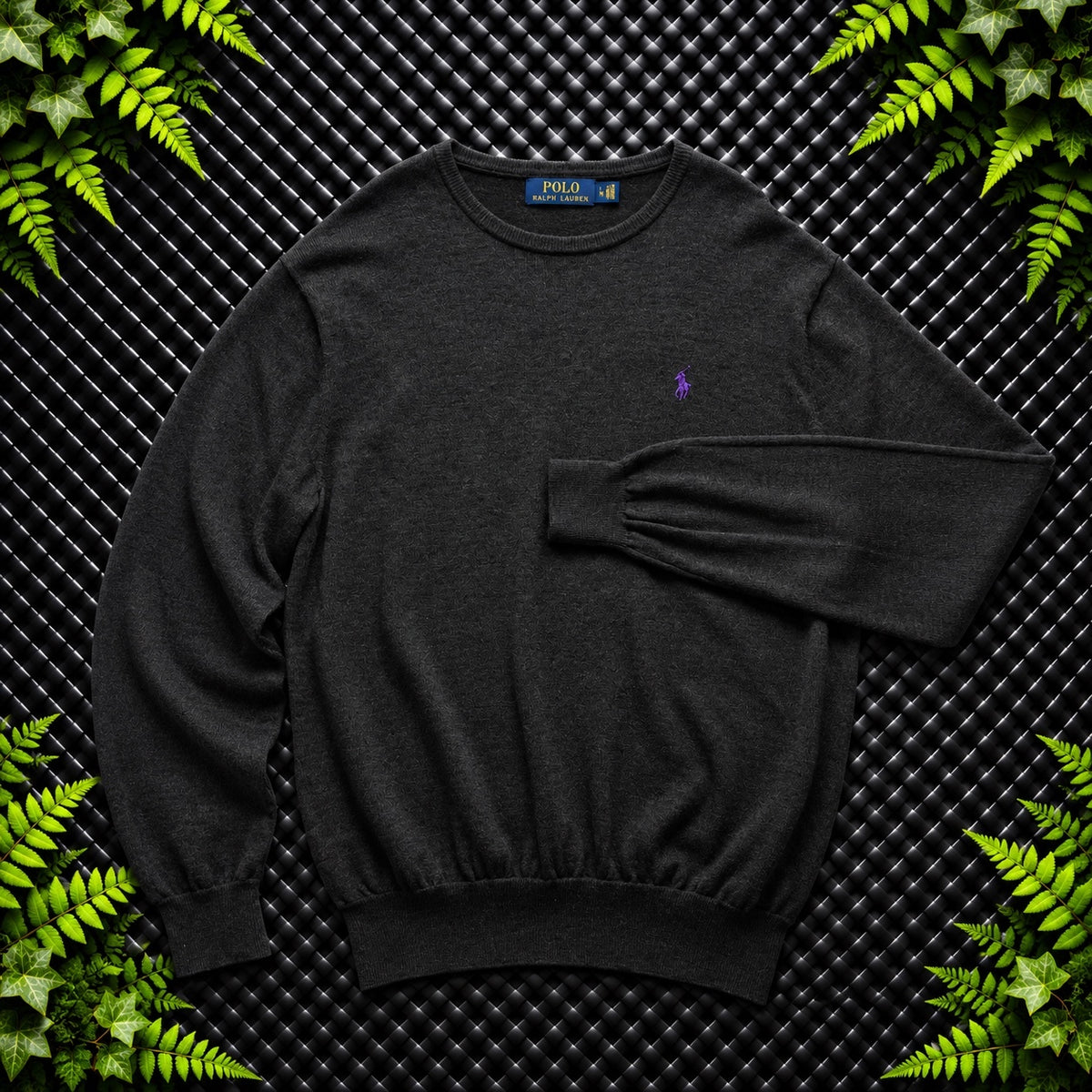 Ralph Lauren Grey Crewneck Jumper | Men’s Classic Fit L / 3777