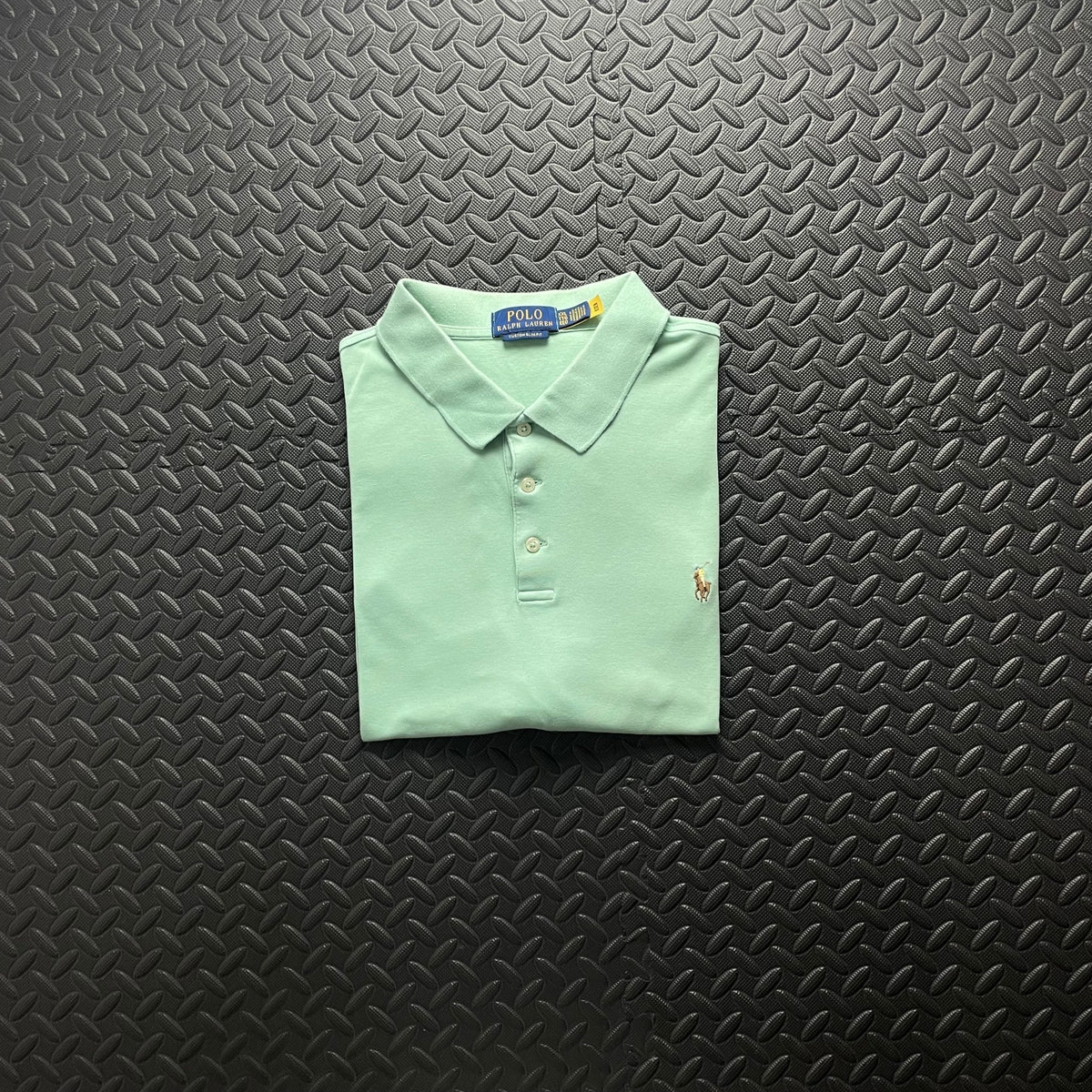 Ralph Lauren Mint Green Polo Shirt | Men’s Custom Slim Fit XXL / 3794