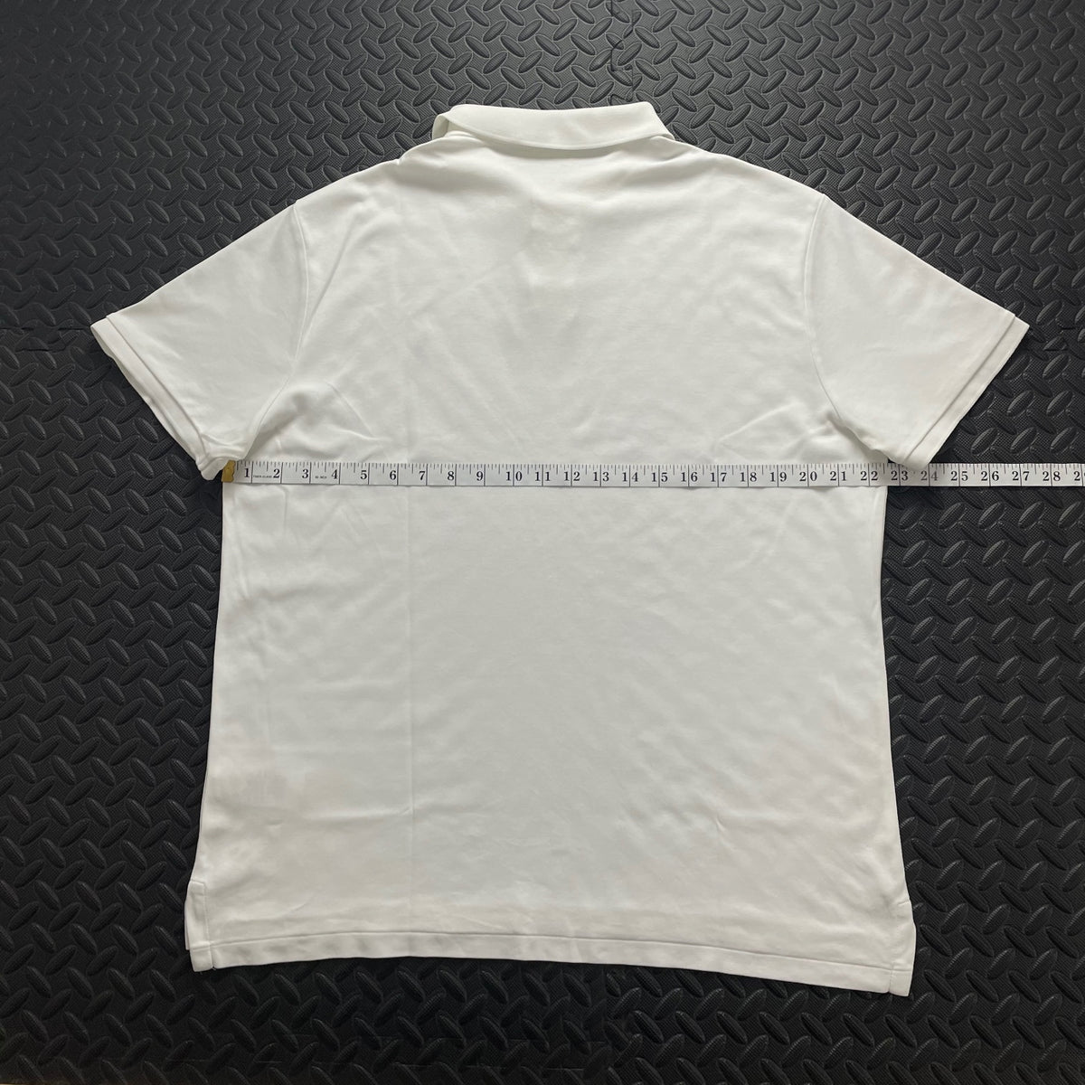 Ralph Lauren White Polo Shirt | Men’s Custom Slim Fit XL / 3721