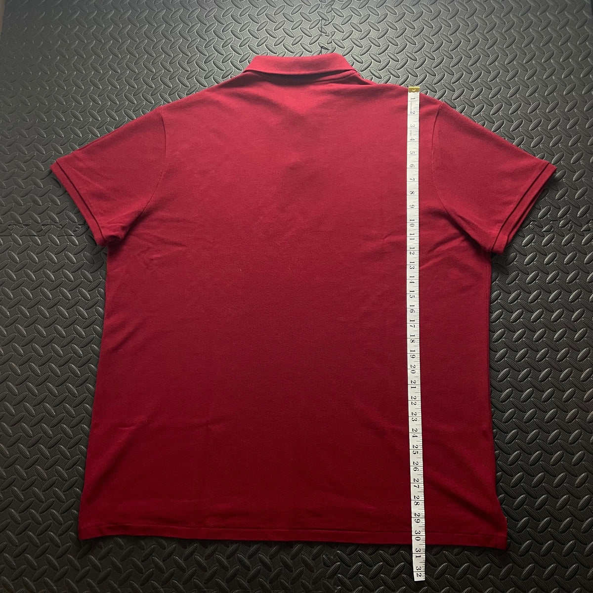 Ralph Lauren Burgundy Red Polo Shirt | Men’s Custom Slim Fit XXL / 3747