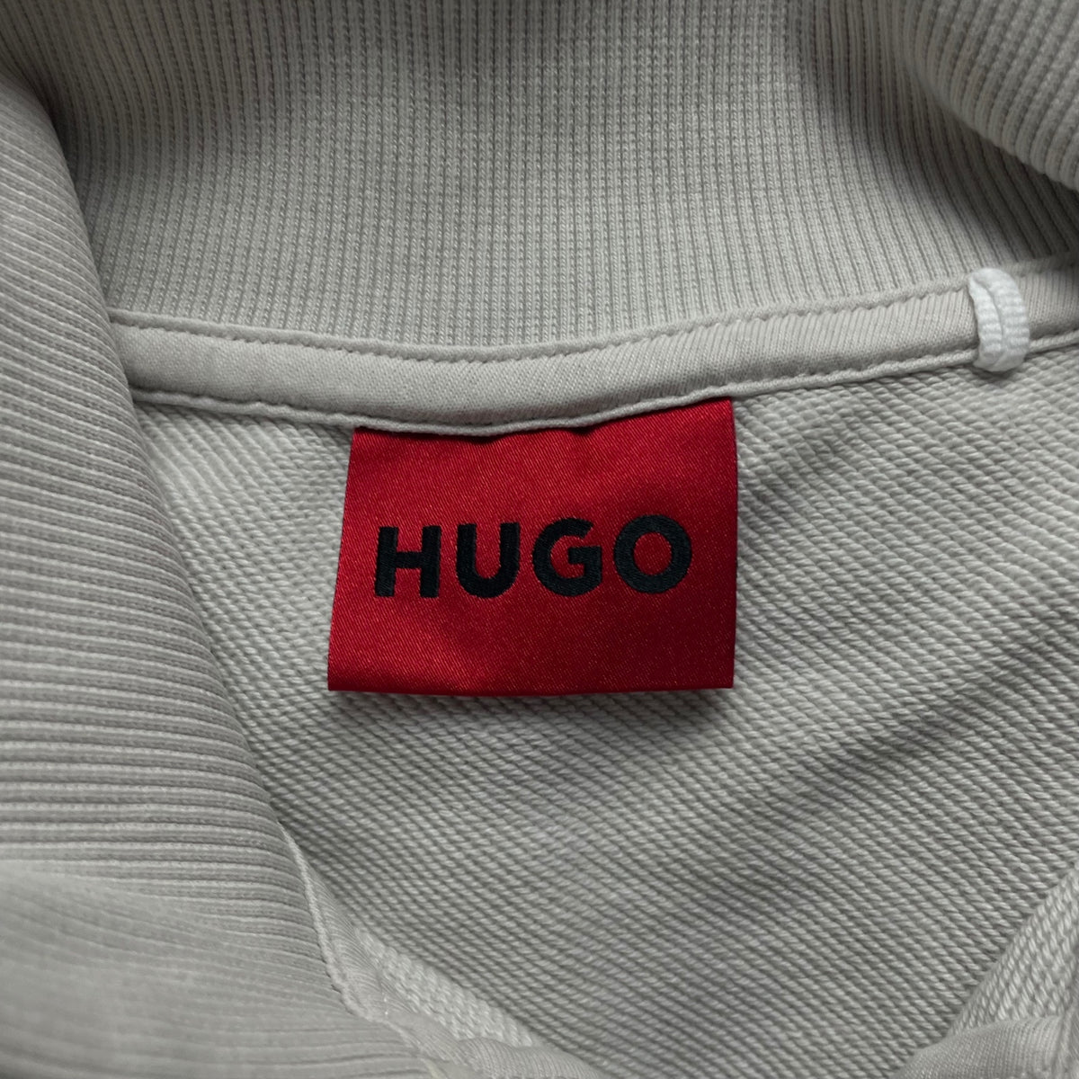 Hugo Boss Cream 1/4 Zip Sweatshirt | Mens Classic Fit S / 3692