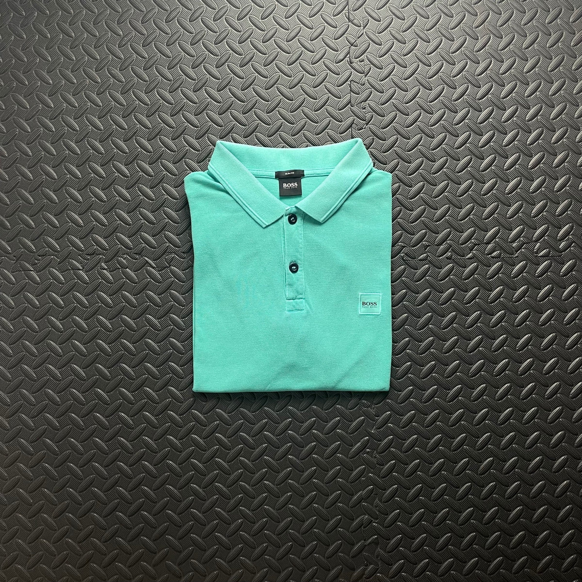 Hugo Boss Green Polo Shirt | Men’s Slim Fit L / 3409