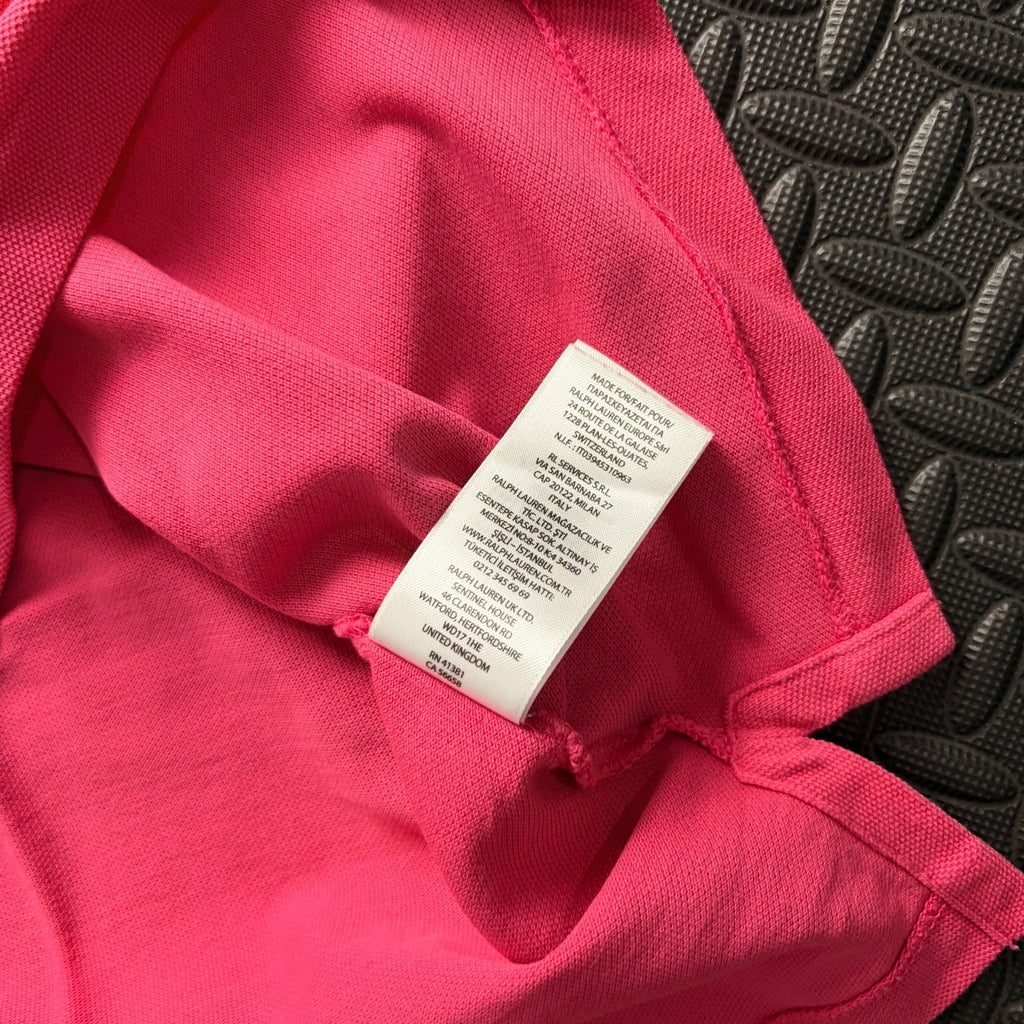 Ralph Lauren Pink Polo Shirt | Men’s Classic Fit XL / 3817