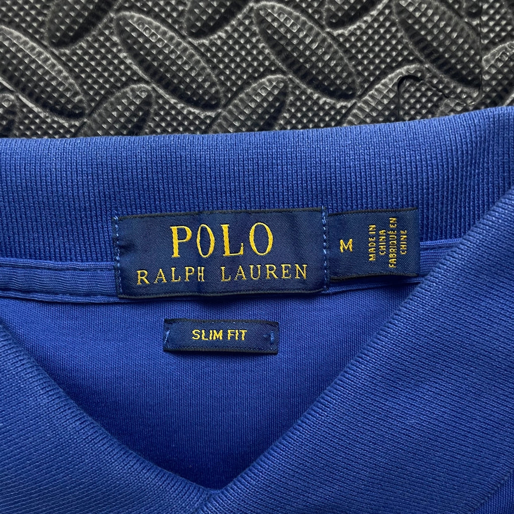 Ralph Lauren Blue Polo Shirt | Men’s Slim Fit M / 3550