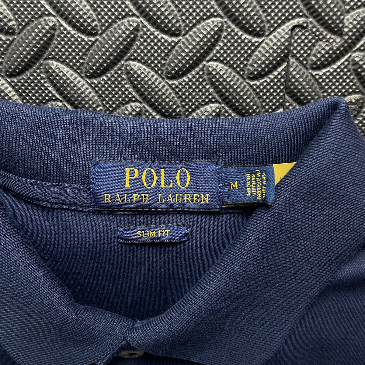 Ralph Lauren Navy Polo Shirt | Men’s Slim Fit M / 3799
