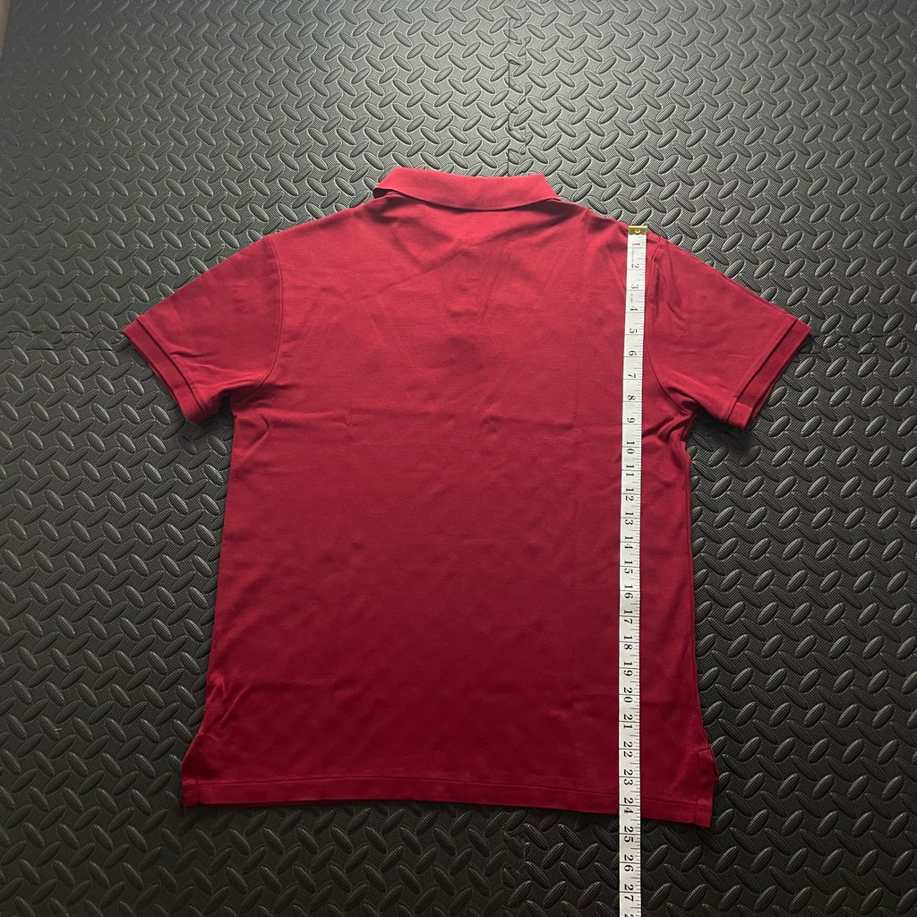 Ralph Lauren Red Polo Shirt | Men’s Slim Fit L / 3649