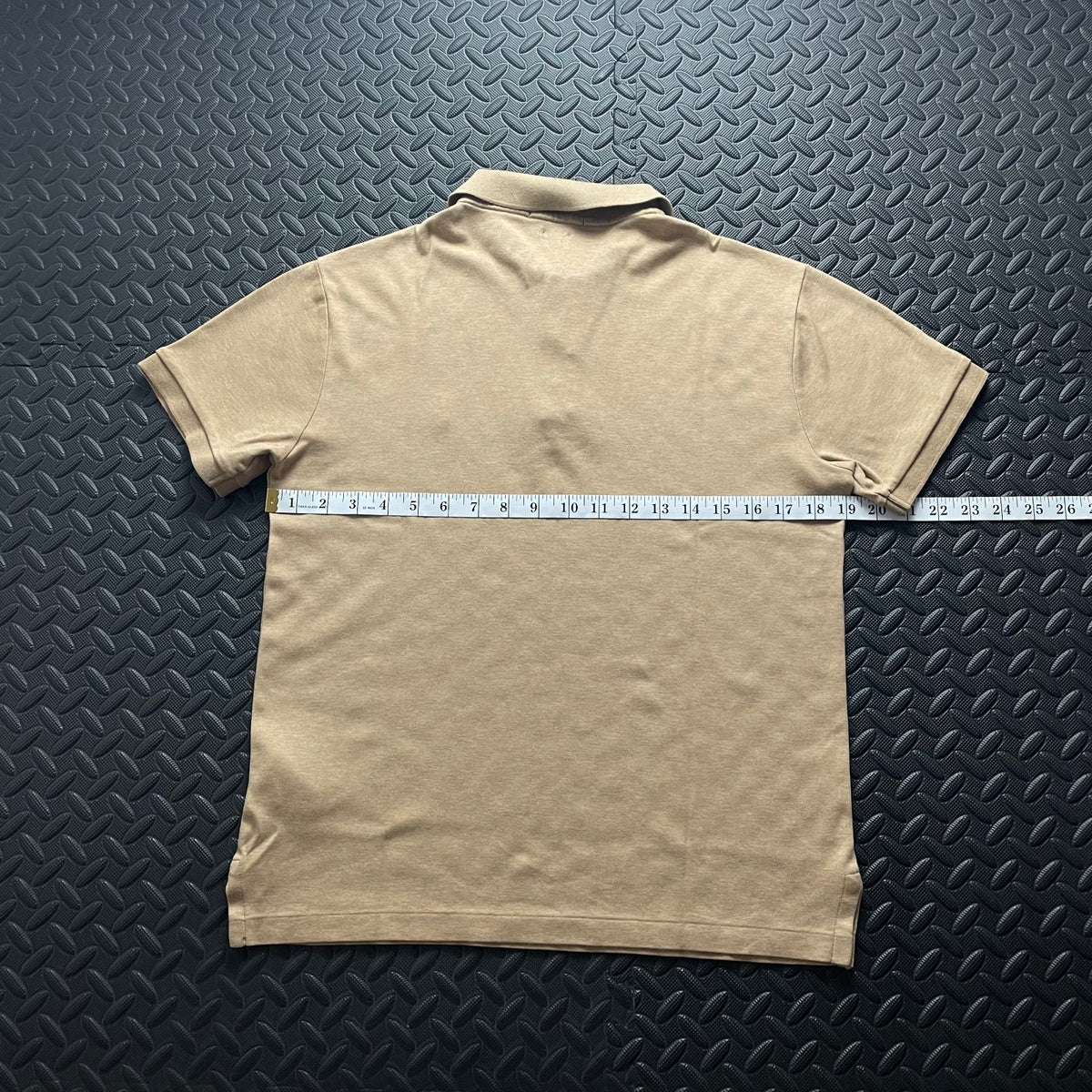 Ralph Lauren Beige Polo Shirt | Men’s Slim Fit M / 3800