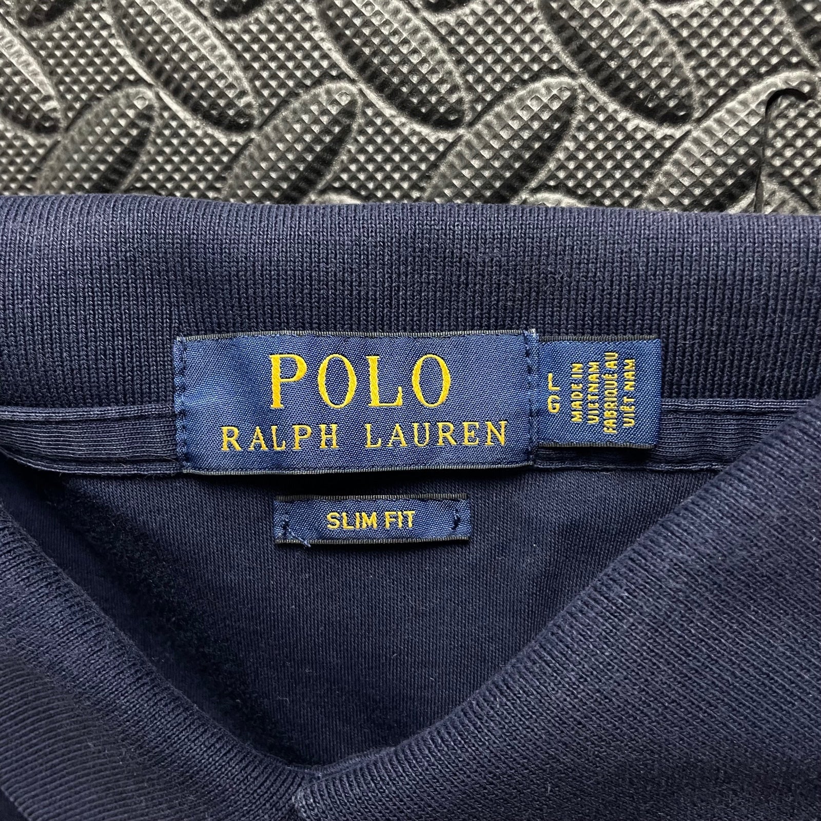 Ralph Lauren Navy Polo Shirt | Men’s Slim Fit L / 3420