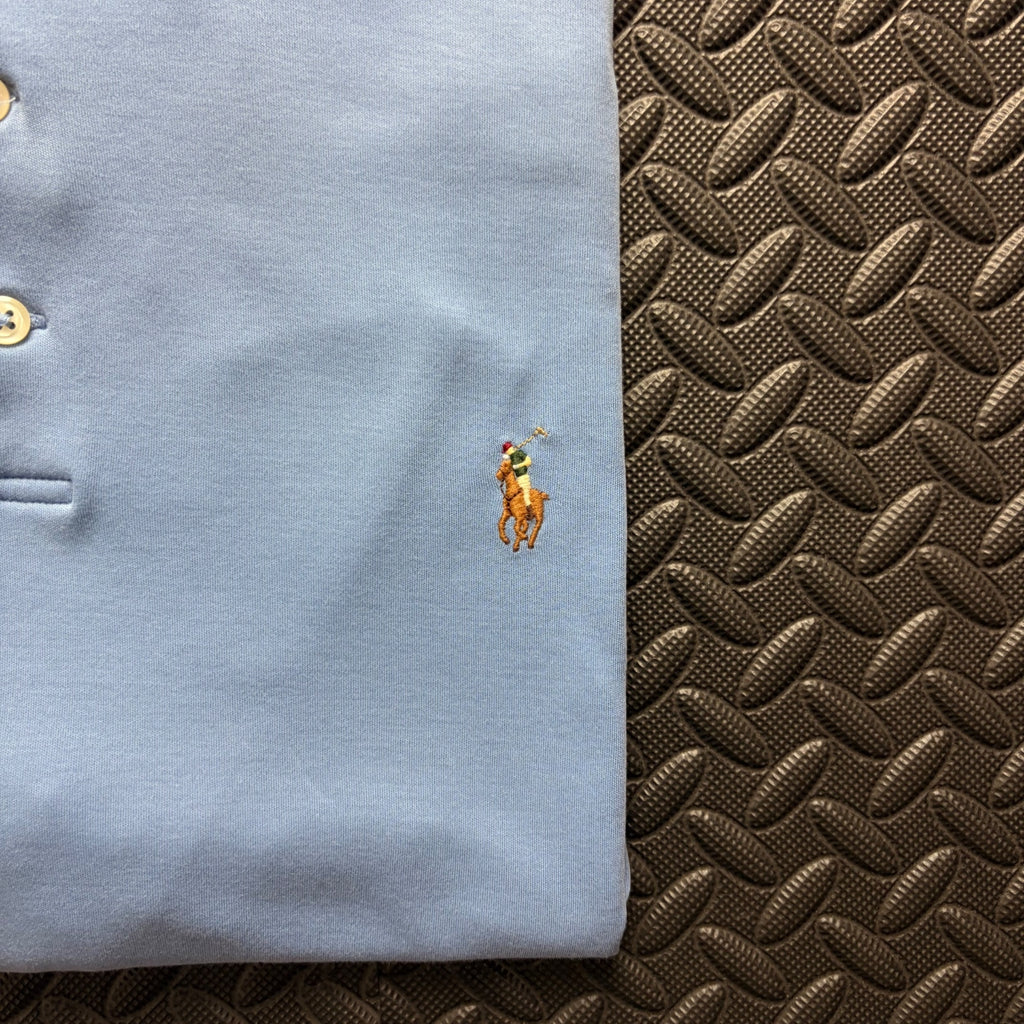 Ralph Lauren Blue Polo Shirt | Men’s Custom Slim Fit XL / 3861
