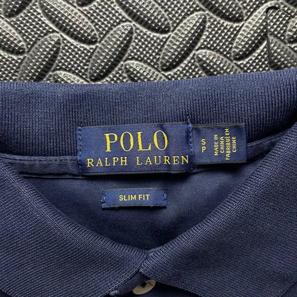 Ralph Lauren Navy Polo Shirt | Men’s Slim Fit S / 3422