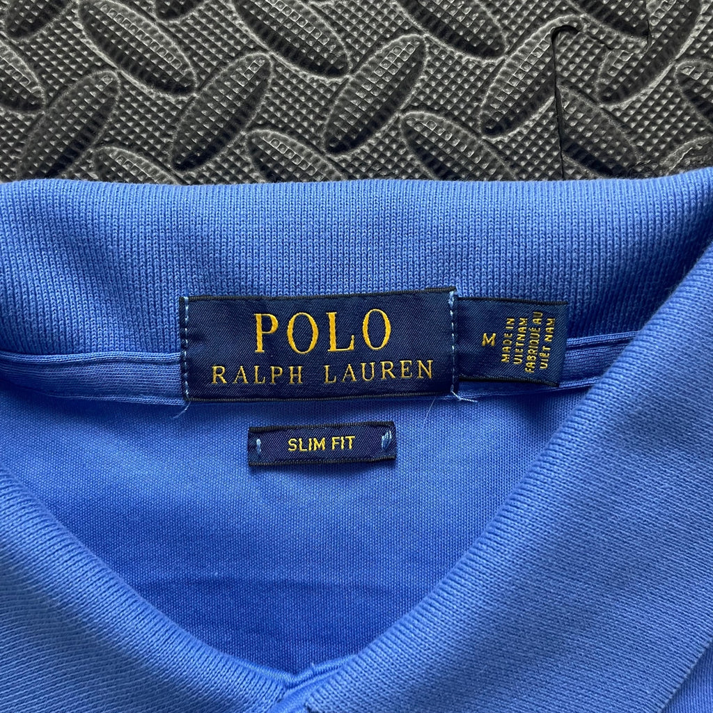 Ralph Lauren Blue Polo Shirt | Men’s Slim Fit M / 3707
