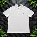 Ralph Lauren White Polo Shirt | Men’s Custom Slim Fit XL / 3721