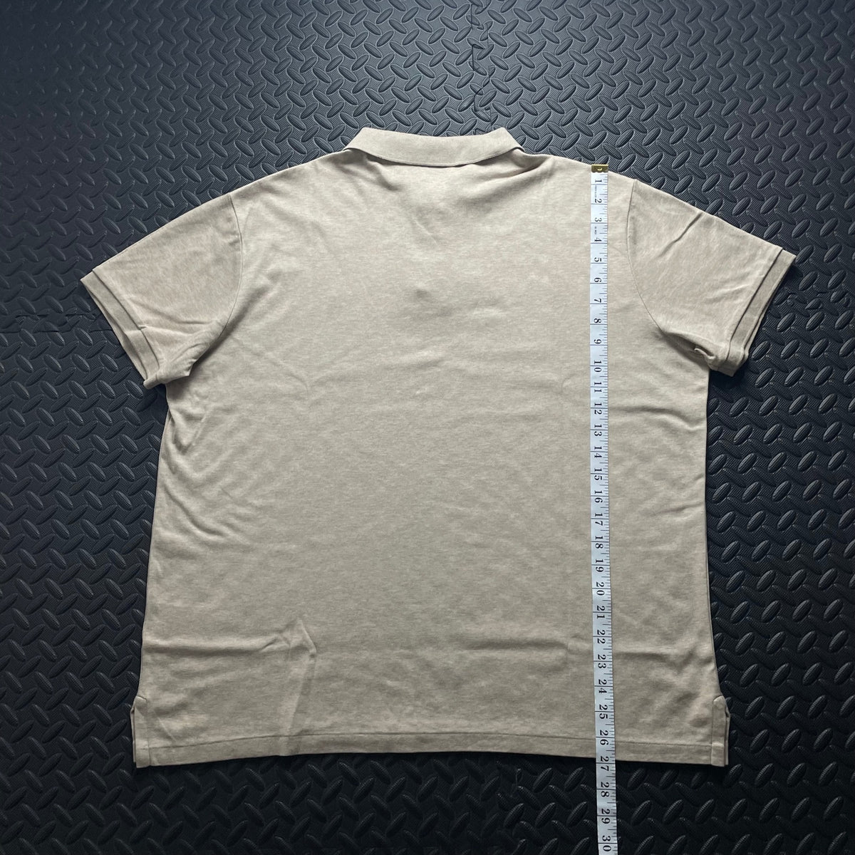 Ralph Lauren Cream Polo Shirt | Men’s Custom Slim Fit XL / 3607