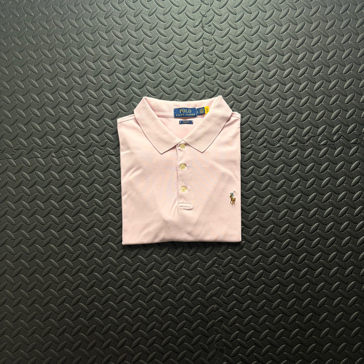 Ralph Lauren Rose Pink Polo Shirt | Men’s Slim Fit L / 3873