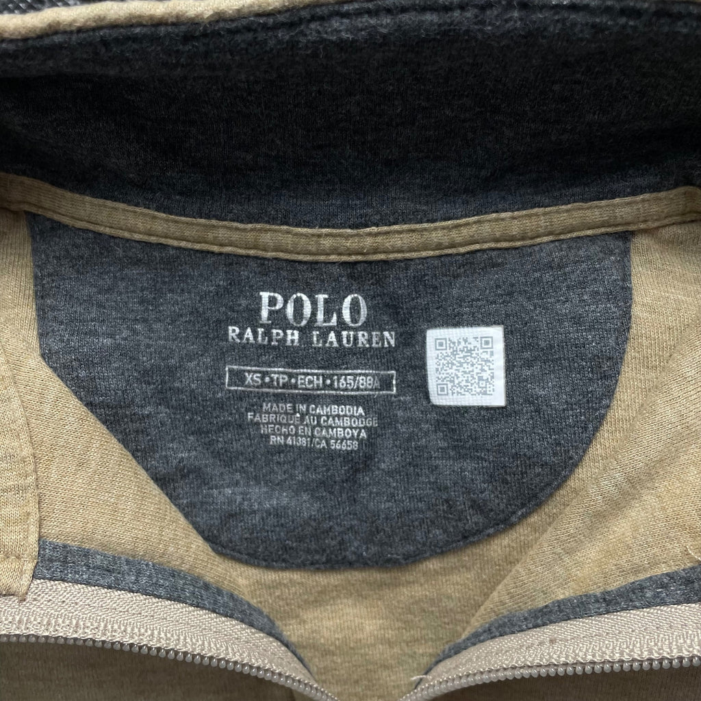 Ralph Lauren Beige 1/4 Zip Jumper | Men’s Classic Fit XS / 3725