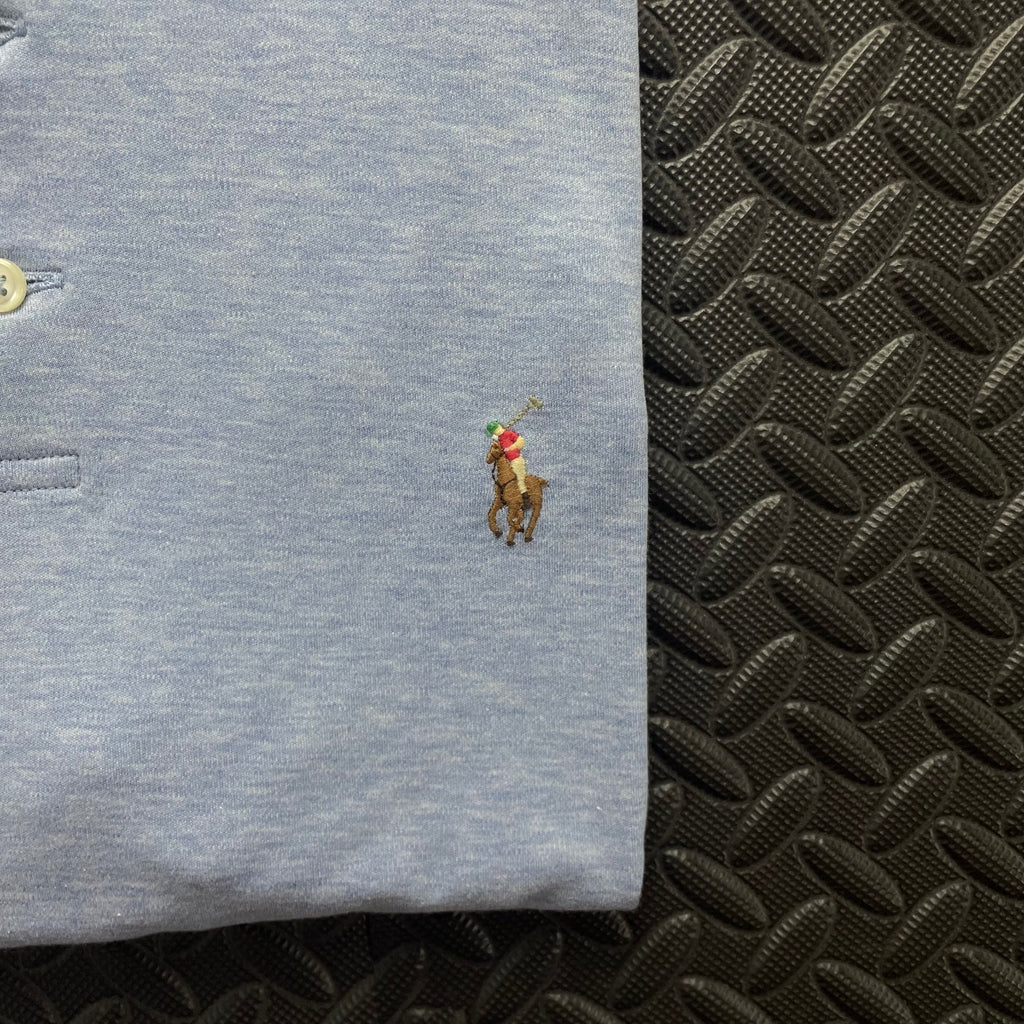 Ralph Lauren Light Blue Polo Shirt | Men’s Custom Slim Fit L / 3622
