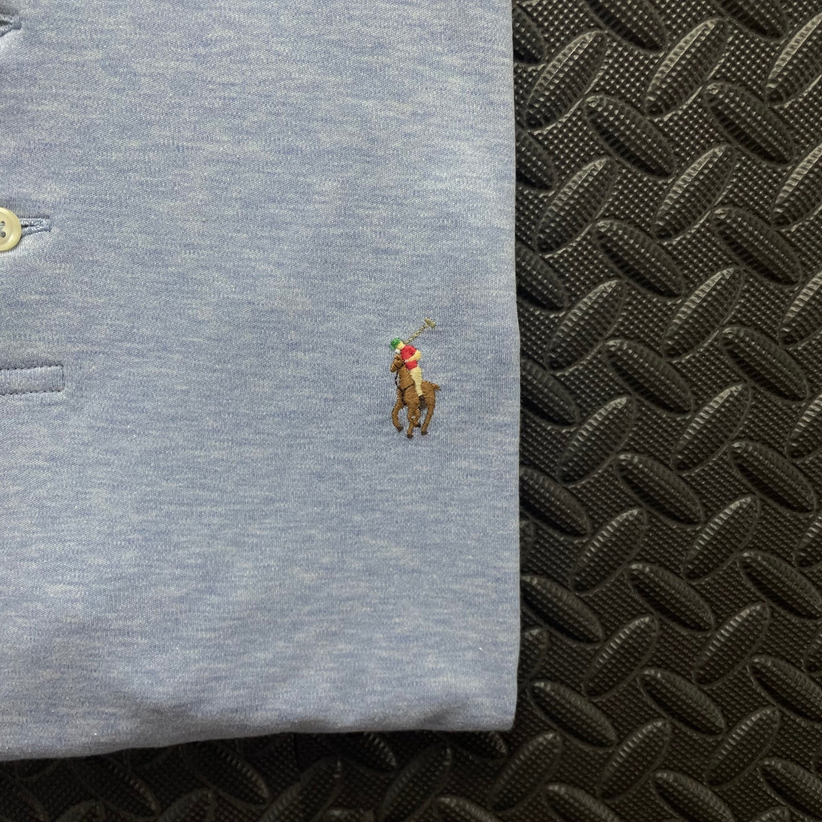 Ralph Lauren Light Blue Polo Shirt | Men’s Custom Slim Fit L / 3622