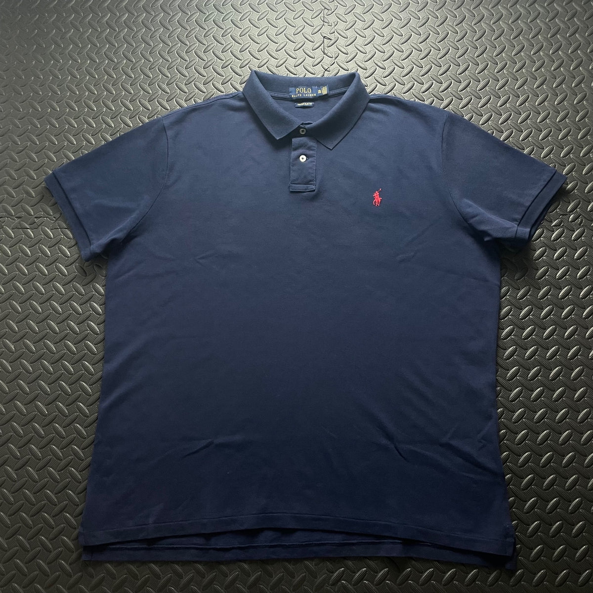 Ralph Lauren Navy Polo Shirt | Men’s Custom Slim Fit XXL / 3792